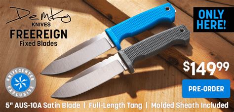 demko freereign fixed blade knife